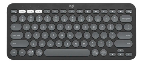 Teclado Sem Fio Logitech Pebble Keys 2 K380s - Grafite