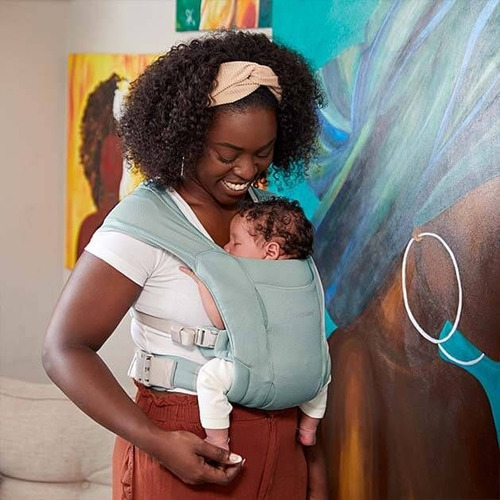 Ergobaby Embrace Mesh Portabebés Recién Nacido - Salvia