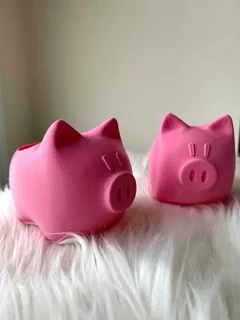 Pig Pot Cerdo Maceta Vaso- Arte Plastico