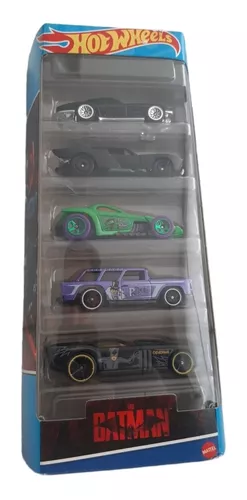 Carrinho - Hot Wheels Entertainment - Batman - Kit com 5 carrinhos MATTEL