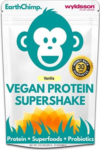 Earthchimp A Base De Plantas Vegan Protein Powder (2 Libras)