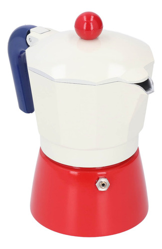 Cafetera De Aluminio Para Estufa, 3 Tazas, 150 Ml, Fácil De