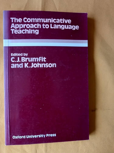 Book C - The Communicative Approach To Language Teaching  