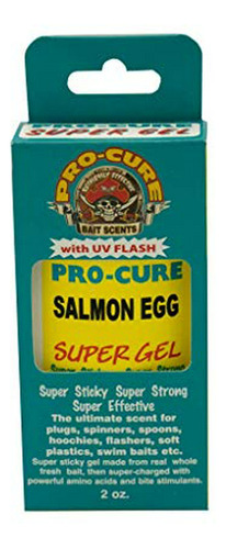Pro-cura De Salmón Del Huevo Super Gel, 2 Onza.
