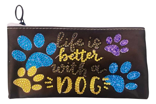 Estuche Para Decorar Con Pintura Con Diamantes Dog Lover