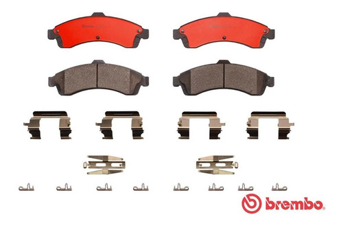 Balatas Brembo Ceramic (d) Chevrolet Trailblazer Gmc Envoy 0