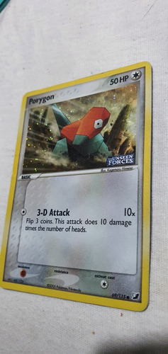 Carta Pokémon Tcg Porygon 69/115 (tarjeta Original)