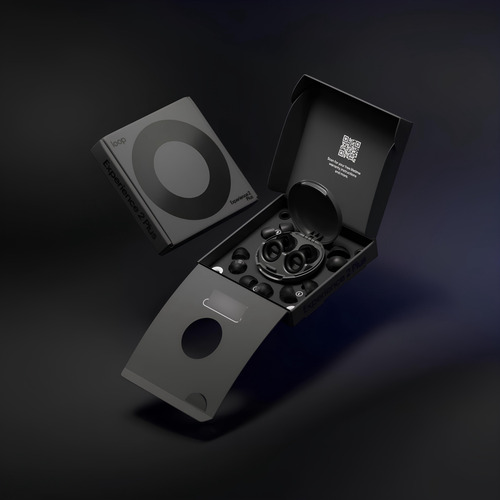 Protectores de auriculares con reducción de ruido Loop Experience 2 Plus, color negro