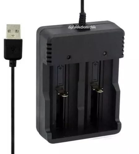 Imagen 2 de 3 de Cargador De Pilas 18650 Por Usb Ajustables 4.2v Indicador 