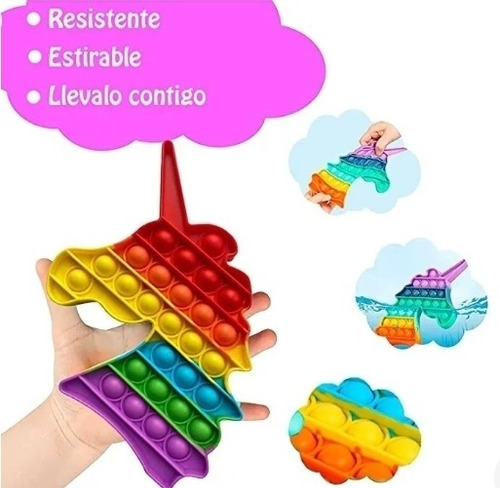 Juguete Pop It Anti Estrés Unicornio