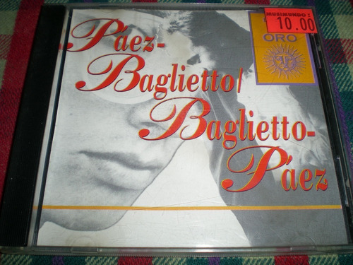 Paez - Baglietto / Baglietto - Paez  Cd Canada  (rn9) 