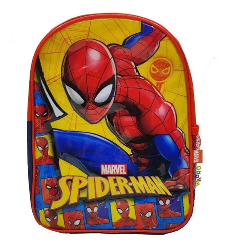 Mochila Infantil Spiderman 12pulgadas C/carro Escolar Niños