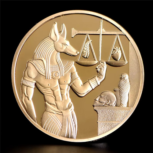 Medalla De Anubis, El Protector De La Muerte Egipcia