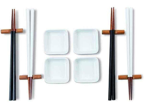 Conjunto De Hashi Para 4 Pessoas Nankin 12 Peças Haus