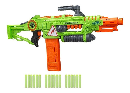 Nerf Pistola Dardos Revoltinator Zombie Strike E3061 Edu