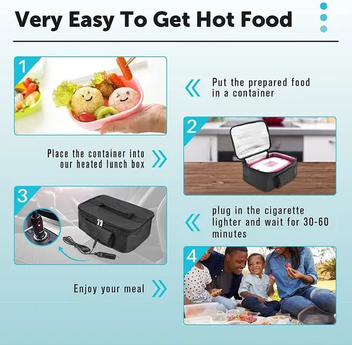Calentador De Alimentos Personal Portátil For Automóvil