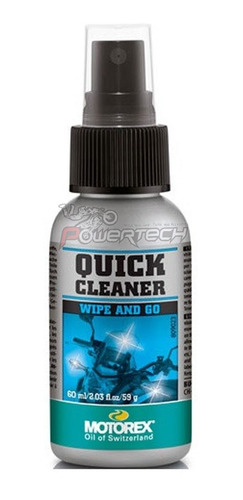 Motorex Quick Cleaner Limpia Lava Sin Agua Moto Viaje 60 Ml