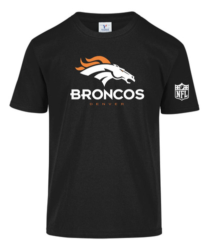 Playera Broncos De Denver Nfl Para Niña Y Niño