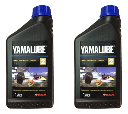 Aceite Original Yamaha 2t Yamalube Tc-w3 Botella X2 Unidades