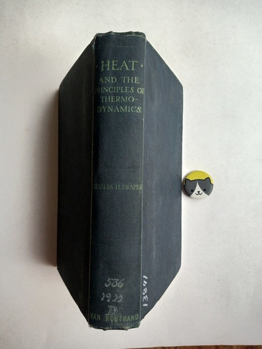Libro Heat And The Principles Of Thermodynamics Draper 116r9
