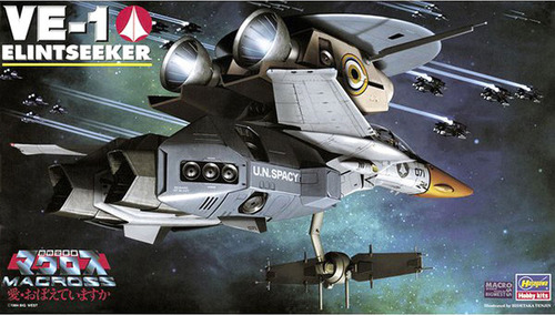 Macross Robotech Ve-1 Elintseeker Valkyrie Hasegawa 1/72 Kit