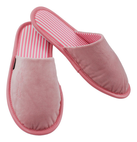 Pantuflas Mujer Calzatura 10001 Ligeras Comodas Rosas
