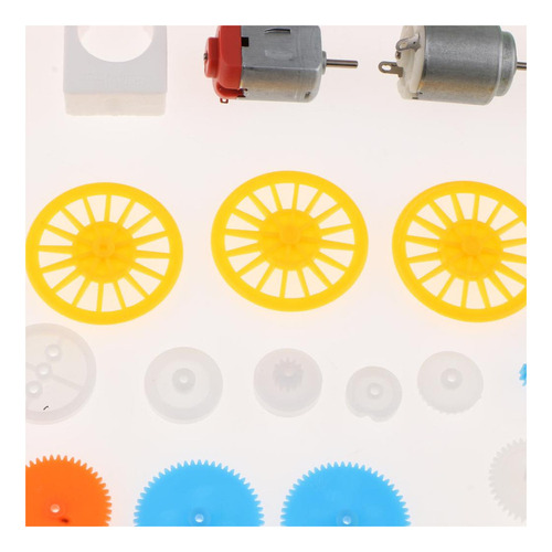 Kits De Engranajes De Plástico Polea Eje Robot Motor