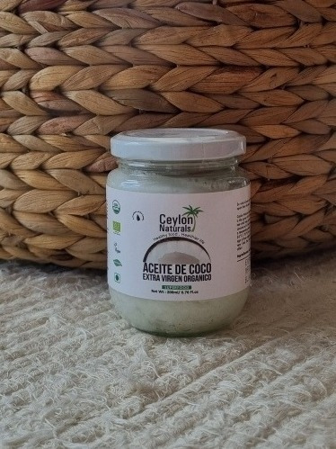 Aceite De Coco -ceylon Naturals - Extra Virgen Organico