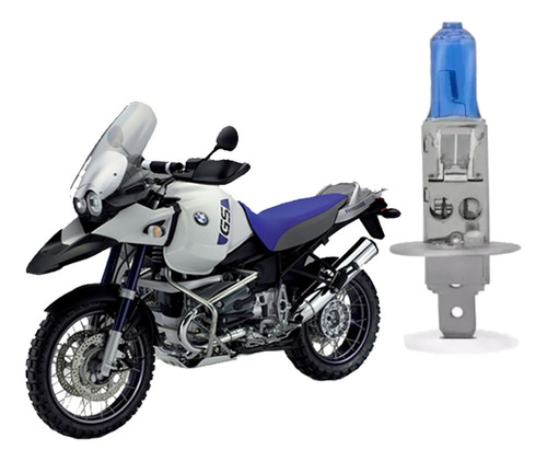 Lâmpada Shocklight Super Branca Para Moto Bmw R 1150 Gs 1999