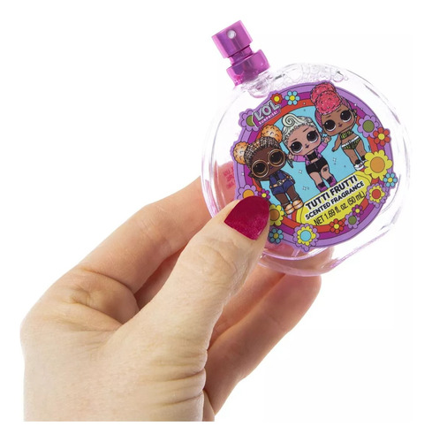 Perfume Infantil Fragancia Y Brillo Labial Niñas L.o.l.