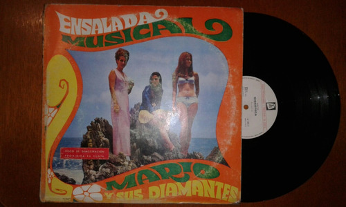 0789 Disco Vinilo Mario Y Sus Diamantes Ensalada Tropical 