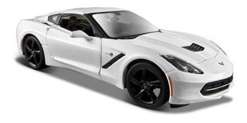 Miniatura Corvette Stingray Coupe Branco 1:24 Maisto