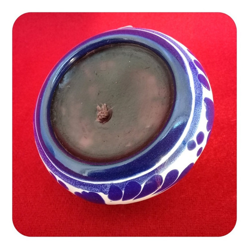 Imagen 3 de 3 de Vela Aromatica Talavera Poblana Grande 9 Cm Garantizado! Vls