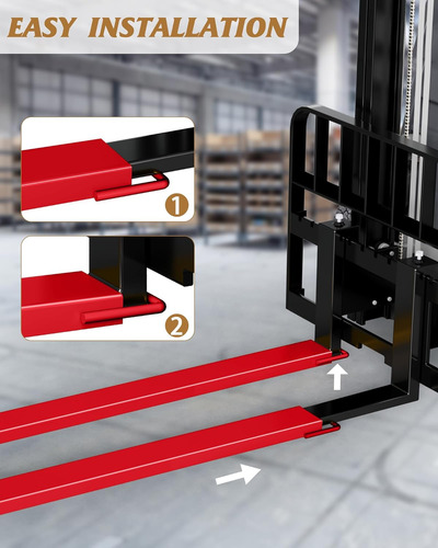 Forklift Extensions 96 Inch Length 4.5 Inch Width, Pallet Fo