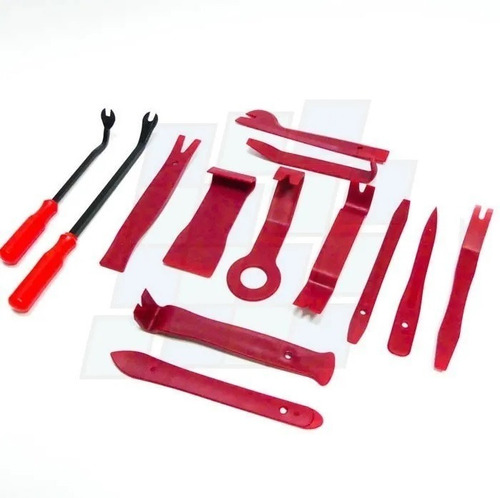 Imagen 1 de 7 de Kit Removedor Herramient Tapicería Tablero Automotor 13 Pzas