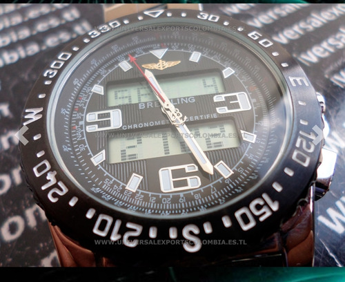 Reloj Breitling Doble Hora.