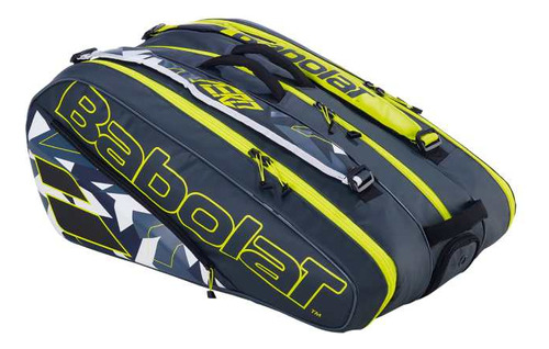 Bolso de tenis Raquetero Babolat Pure Aero RH12 2023 para  color negro/amarillo