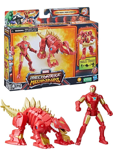 Iron Man Marvel Mech Strike Mechasaurs