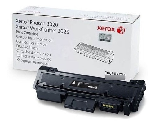 Toner Xerox Original 106r02773 Negro 3020 3025