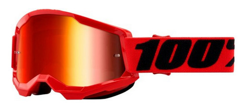 Goggle Strata 2 Niño Rojo Lente Espejo Rojo Color Red / Mirror Talla Única