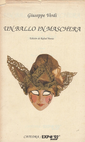 Libro Fisico Un Ballo In Maschera, Giuseppe Verdi,