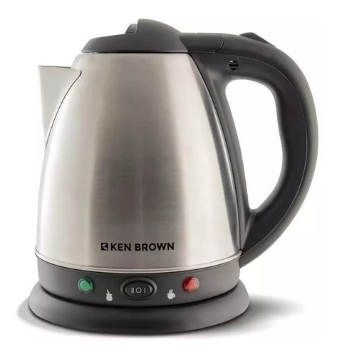 Pava eléctrica Ken Brown KBJ-107 color acero y negra 220V - 240V 1.5L