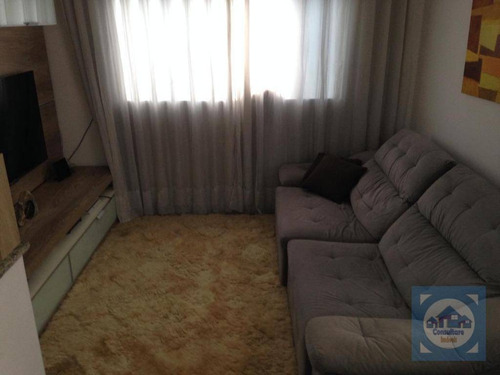 Casa Com 3 Dormitórios À Venda, 100 M² Por R$ 370.000,00 - Vila São Jorge - São Vicente/sp - Ca0815
