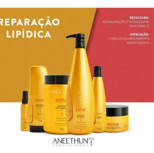 Shampoo Pos Quimica Repair System 300ml - Aneethun