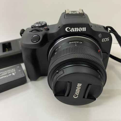 Canon Eos R100 Kit 18-45mm Como Nueva! Negro