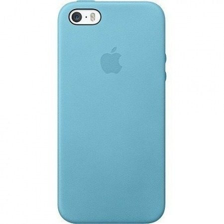 Estuche iPhone 5s Original Cuero Azul Dcshop