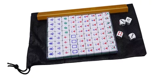 2023 Novo Mini Conjunto de Mahjong de Viagem com Majiang Jogo de