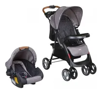 Comprar Coche Bebe Con Baby Silla Y Base Infanti Pompeya Se30nbgry Color Gris Color del chasis Negro