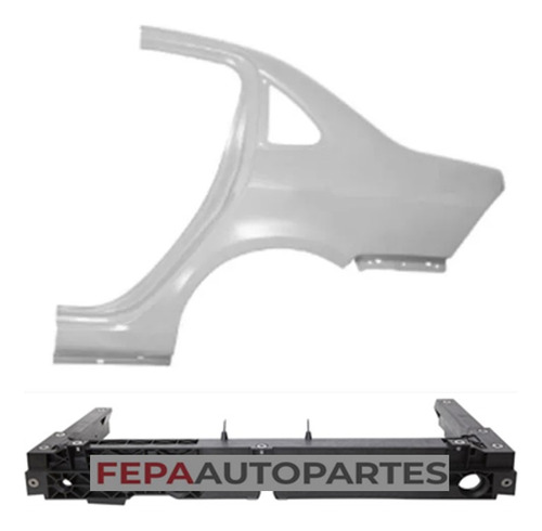 Guardabarro Trasero Peugeot 307 2006 / 2012 4 Puertas Sedan