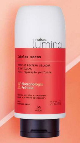 Creme De Pentear Lumina Cabelos Secos Natura